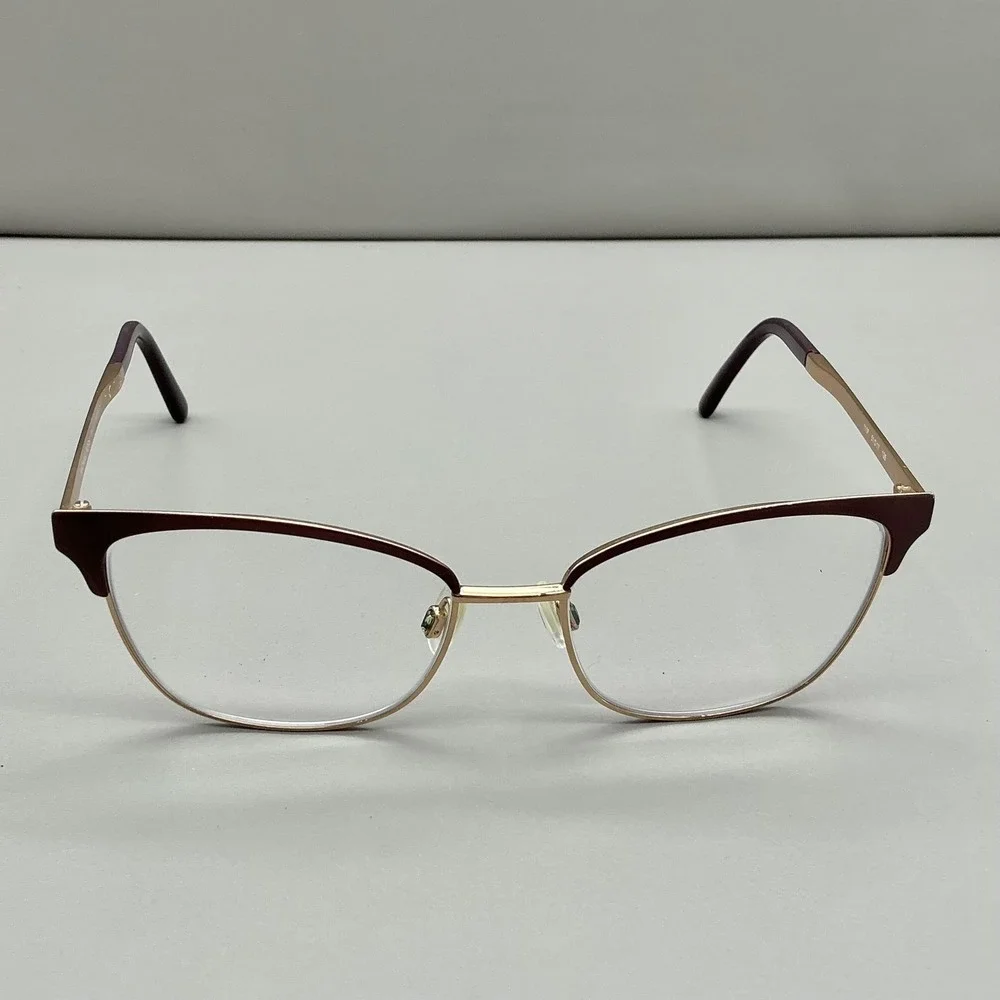 Michael Kors Womens Eyeglasses Frames MK3012 1108 Purple Gold Cat Eye 51-17-135
